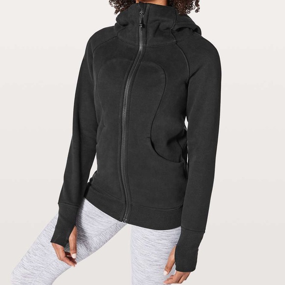 Lululemon Black Scuba Full Zip Hoodie Size 6 - Picture 2 of 7